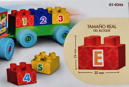 Imagen 5 de 5 de Bimbi Tren Didáctico 01-0245 Color Multicolor