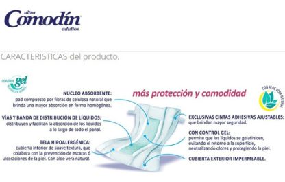 Imagen 3 de 3 de Pañales Comodín Clásico G x 50 unidades