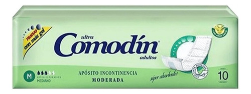 Imagen 2 de 3 de Apósitos Comodín Incontinencia Moderada M x 10 unidades
