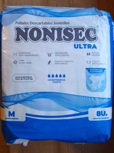 Miniatura 2 de 5 de Pañales Nonisec Juvenil Mediano Ultra Anatómico x 8 unidades