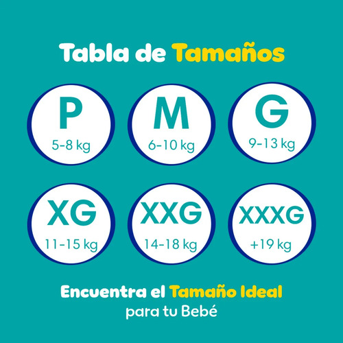 Imagen 3 de 6 de Pañales Pampers Confort Sec Babydry Xxxg 44 Unidades