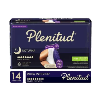 pañales adulto plenitud pants nocturnos p m 14