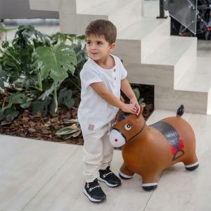 Miniatura 2 de 2 de Saltarin Inflable De Goma Caballito Resistente 50kg