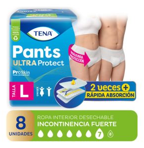 Miniatura 1 de 6 de Ropa Interior Tena Pants Ultra Talle Large X8 Unidades