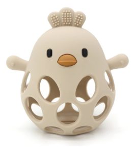 Miniatura 1 de 1 de Mordillo Sensorial Silicona Para Bebe Forma Pelota Gallina