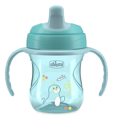 Imagen 1 de 5 de Chicco Vaso De Aprendizaje 6m+ Azul 200ml