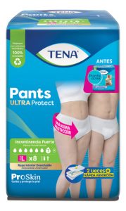 Miniatura 2 de 6 de Ropa Interior Tena Pants Ultra Talle Large X8 Unidades