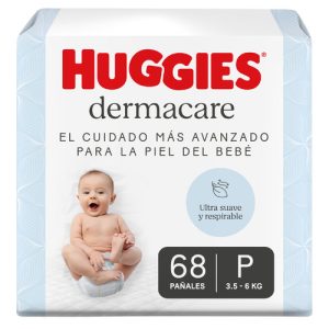 Miniatura 1 de 9 de Pañal Huggies Dermacare Talle P X68