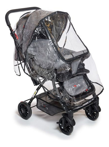 Imagen 1 de 4 de Cobertor de Lluvia con Ventana para Cochecito de Bebé