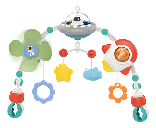 Imagen 1 de 2 de Móvil Cunero Musical Para Bebe con Encastre Universal