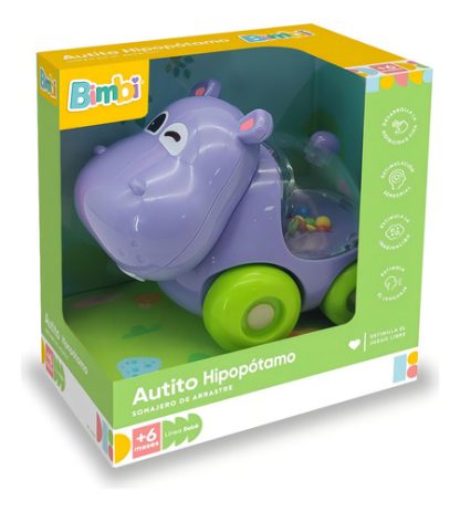 Imagen 3 de 4 de Autito Elefante de Arrastre Bimbi