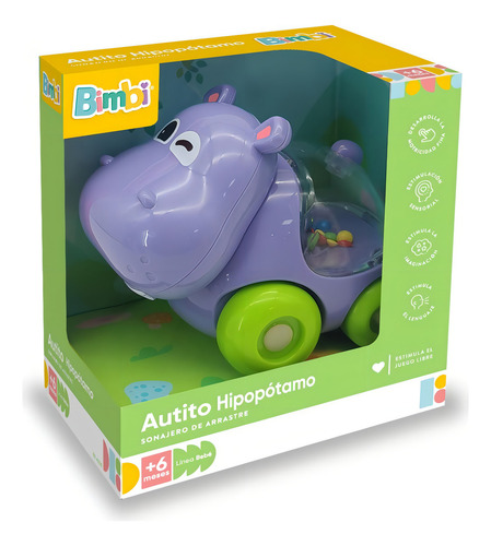 Imagen 3 de 4 de Autito Elefante de Arrastre Bimbi