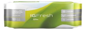 Miniatura 1 de 4 de Toallitas Húmedas Para Adultos Ig Fresh Con Aloe Vera X 60 U