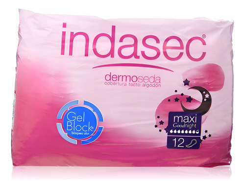 Imagen 5 de 7 de Apósitos Indasec Maxi Goodnight x 12 unidades
