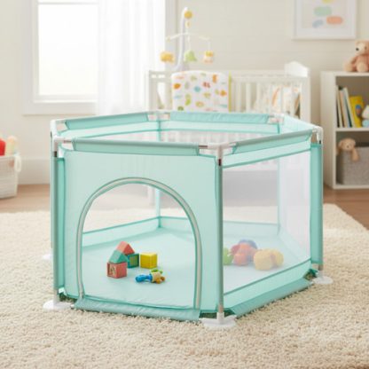 Imagen 1 de 1 de Corralito Para Bebe Hexagonal Amplio Y Seguro Antideslizante Bebesit