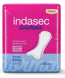 Miniatura 1 de 4 de Apósitos Indasec Discret Normal x 24 unidades