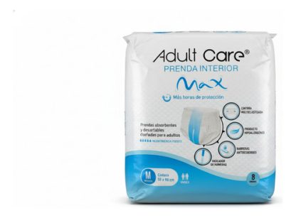 Imagen 1 de 3 de Ropa Interior Descartable Adult Care Max M 8 Uni. Mediano
