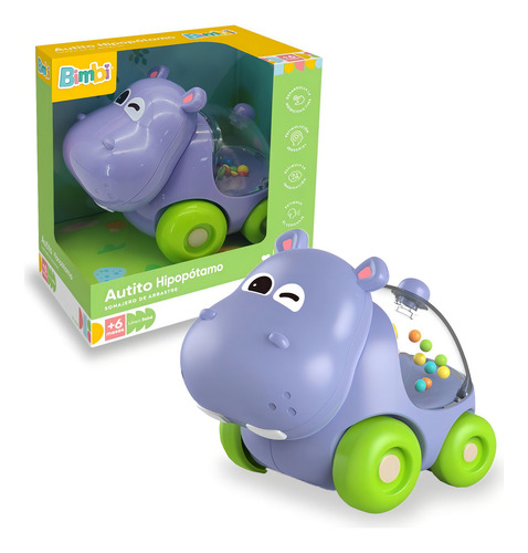 Imagen 1 de 4 de Autito Elefante de Arrastre Bimbi