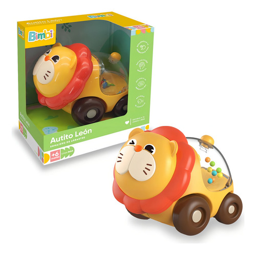 Imagen 1 de 8 de Autito León de Arrastre Bimbi