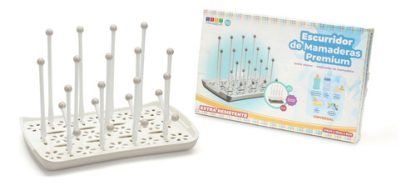 Imagen 2 de 2 de Escurridor De Mamaderas Premium Baby Innovation Color Gris