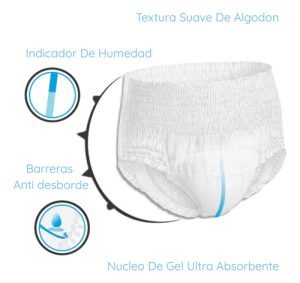 Miniatura 3 de 8 de Ropa Interior Descartable Adult Care Max Pañal Para Adultos Talle G (Grande)