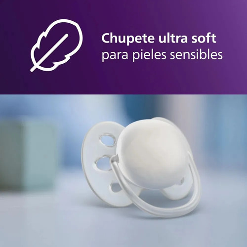 Imagen 3 de 7 de Set Baby Shower Avent Mamaderas, Chupete Y Cepillo Scd838/09