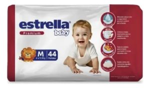 Miniatura 1 de 1 de Pañales Estrella Baby Premium M X 44 unidades