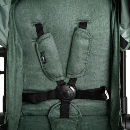 Imagen 6 de 7 de Bebesit Cochecito Travel System T-flex Con Huevito Verde Negro