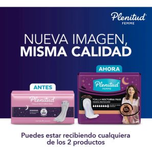 Miniatura 2 de 6 de Plenitud Femme Nocturna Sin Alas Maxi x 20 unidades