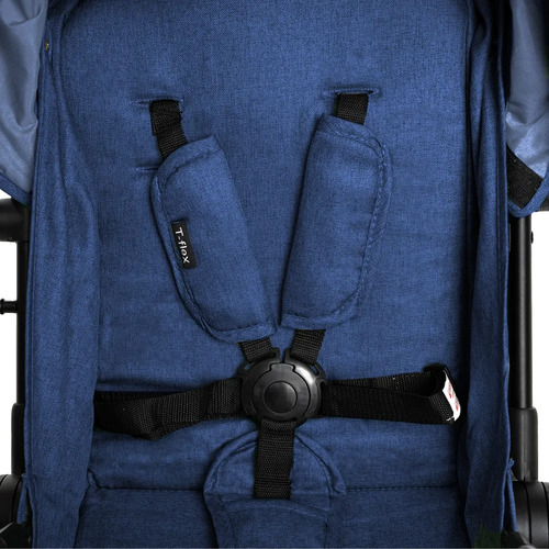 Imagen 6 de 7 de Cochecito Travel System T-flex Bebesit Azul Negro