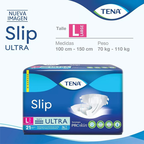 Imagen 3 de 6 de Pañal Tena Slip Ultra L x 21 unidades