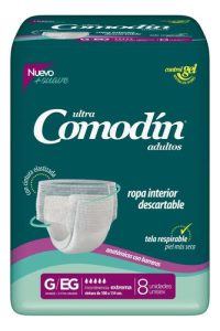 Miniatura 1 de 3 de Ropa Interior Comodín Talle G/EG x 8 unidades Máxima Absorción