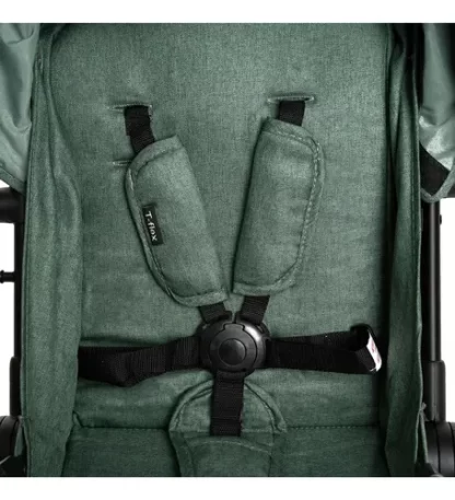 Imagen 5 de 7 de Bebesit Cochecito De Paseo T-flex Verde Negro