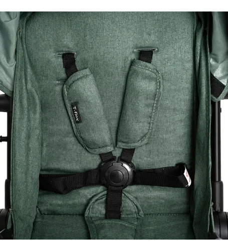 Imagen 5 de 7 de Bebesit Cochecito De Paseo T-flex Verde Negro