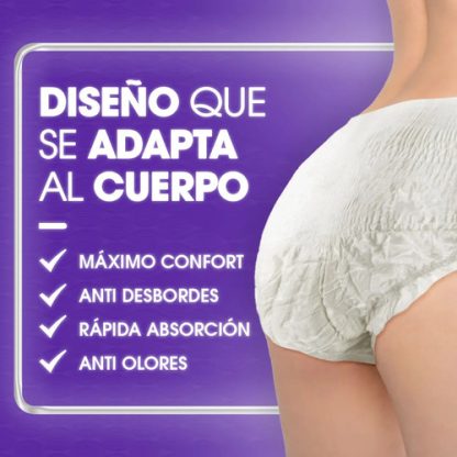 Imagen 3 de 7 de Ropa Interior Igfit Incontinencia Moderada Talle L x 8 unidades