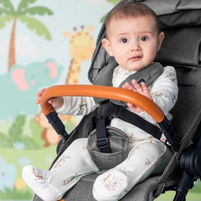 Imagen 4 de 7 de Bebesit Cochecito Travel System T-flex Con Huevito Verde Negro