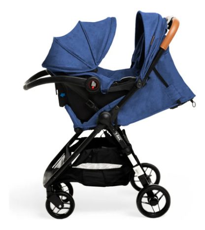 Imagen 2 de 7 de Cochecito Travel System T-flex Bebesit Azul Negro
