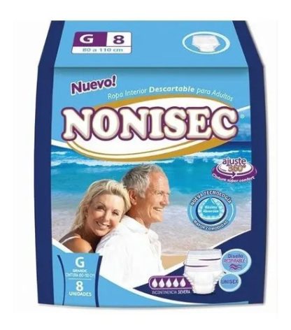 Imagen 1 de 1 de Ropa Interior Para Adulto Nonisec G x 8 unidades