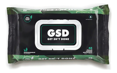 Imagen 1 de 2 de Toallitas Húmedas GSD Aloe Vera x 48 unidades