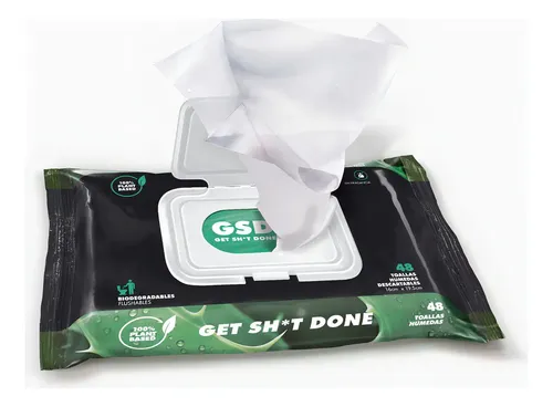 Imagen 2 de 2 de Toallitas Húmedas GSD Aloe Vera x 48 unidades