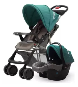 Miniatura 2 de 5 de Cochecito Bebesit Travel System Con Huevito Eos Verde Color Verde