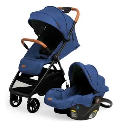 Imagen 1 de 7 de Cochecito Travel System T-flex Bebesit Azul Negro