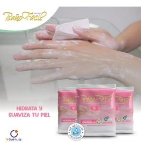 Miniatura 5 de 9 de Paños Jabonosos Baño Fácil con Manzanilla X 10 U Sin Enjuague