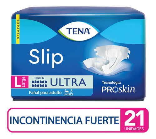 Imagen 2 de 6 de Pañal Tena Slip Ultra L x 21 unidades