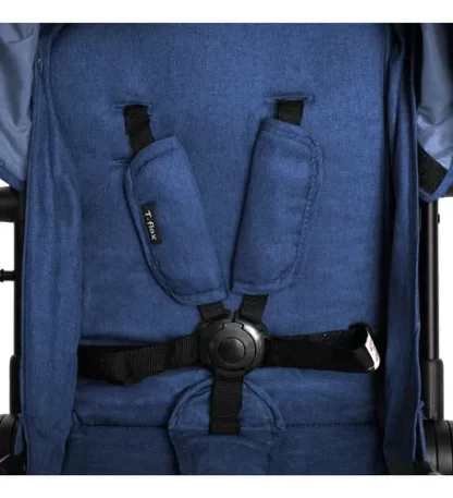 Imagen 5 de 7 de Bebesit Cochecito De Paseo T-flex Azul Negro