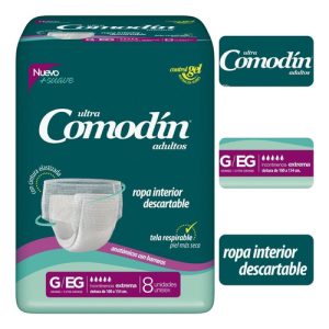 Miniatura 2 de 3 de Ropa Interior Comodín Talle G/EG x 8 unidades Máxima Absorción