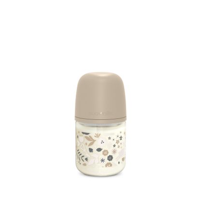 Imagen 12 de 12 de Mamadera Suavinex Wonderland Vidrio 120ml Flujo Lento 0m+