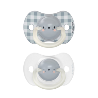 Chupete Fisiológico Suavinex Night & Day x2 con Anilla Luminiscente 0-6 Meses
