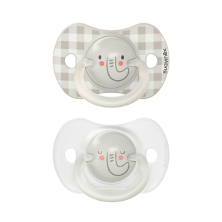 Chupete Fisiológico Suavinex Night & Day x2 con Anilla Luminiscente 0-6 Meses
