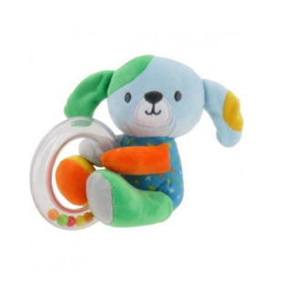 Sonajero Woody Toys 225084 Peluche con Argolla Transparente Estimulación Temprana